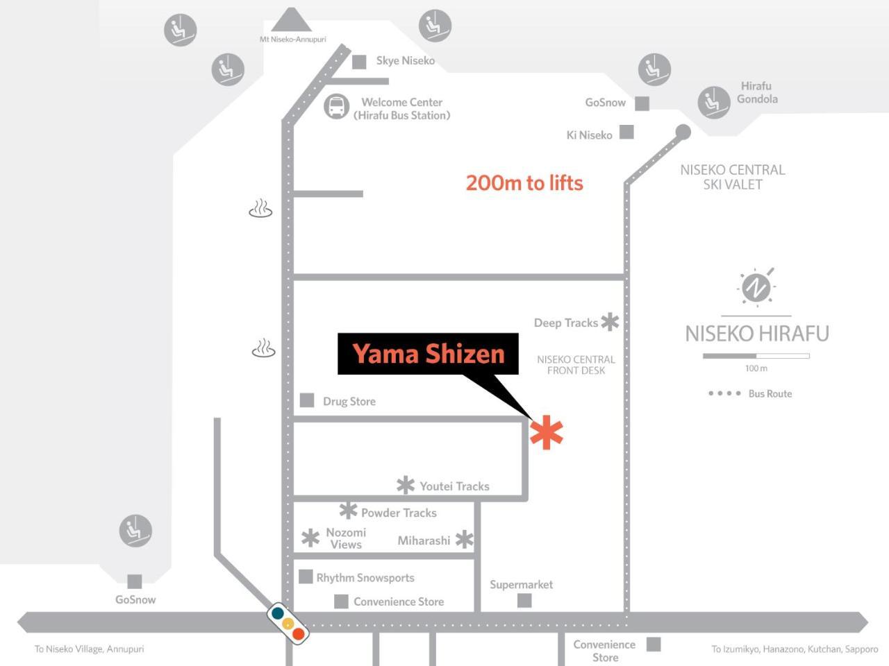Niseko Central - Yama Shizen Kutchan Bagian luar foto
